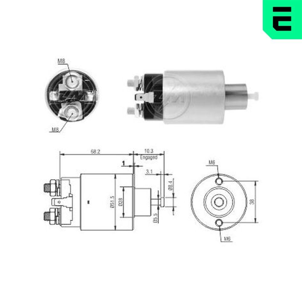 ERA Magnetschalter, Anlasser ZM3995 ZM3995 ERA SMART Magnetschalter Anlasser