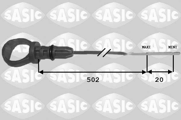 Astina olio motore SASIC 1940013 SASIC 1940013 Astina olio Peugeot 607 2011