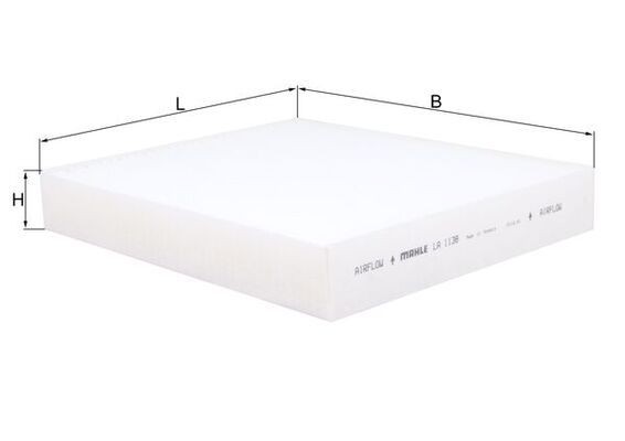 MAHLE Innenraumfilter LA 1138 Innenraumfilter MAHLE LA 1138 FORD Transit Custom V710 Bus (NRN) Kfz-Filter Preis