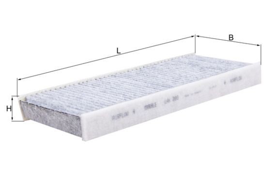 Filter, salongiõhk MAHLE LAK 289 MAHLE LAK 289 NISSAN CABSTAR E 2019 Salongi õhufilter