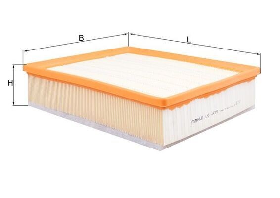 MAHLE Luftfilter LX 4479 MAHLE LX 4479 Luftfilter VW Crafter Minibuss til en fordelagtig pris