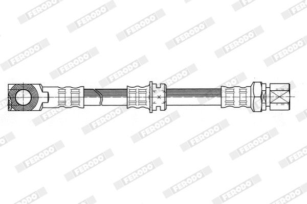 FERODO Flexible de frein FHY2330 FHY2330 Flexible de frein FERODO CHEVROLET REZZO