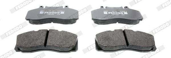 FERODO Bremseklosser FVR1522 FERODO FVR1522 Bremseklosser MERCEDES-BENZ T2/LN1 Tippbil 611 DK (668.041, 668.042) 105 hk 1994