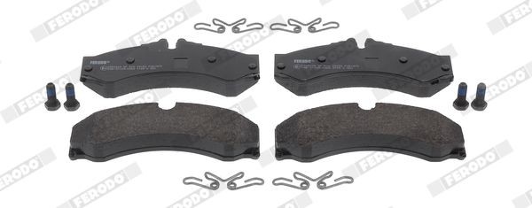 FERODO Jarrupalat, levyjarru FVR1879 FERODO FVR1879 Jarrupalat, levyjarru MERCEDES-BENZ Vario Flatbed Kuorma-auto / Alusta 615 D, 616 D (668.321, 668.322, 668.323) 152 hv 2002