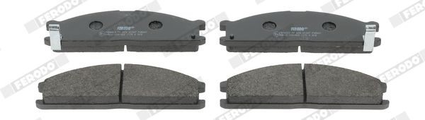 FERODO Plaquettes de frein FVR641 FERODO FVR641 Plaquettes de frein NISSAN Navara Pick-up (D22) 2.5 D 133 CV 2014