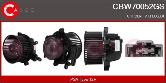 Ventilatore abitacolo CASCO CBW70052GS CASCO CBW70052GS Ventola climatizzatore Peugeot 3008 2015