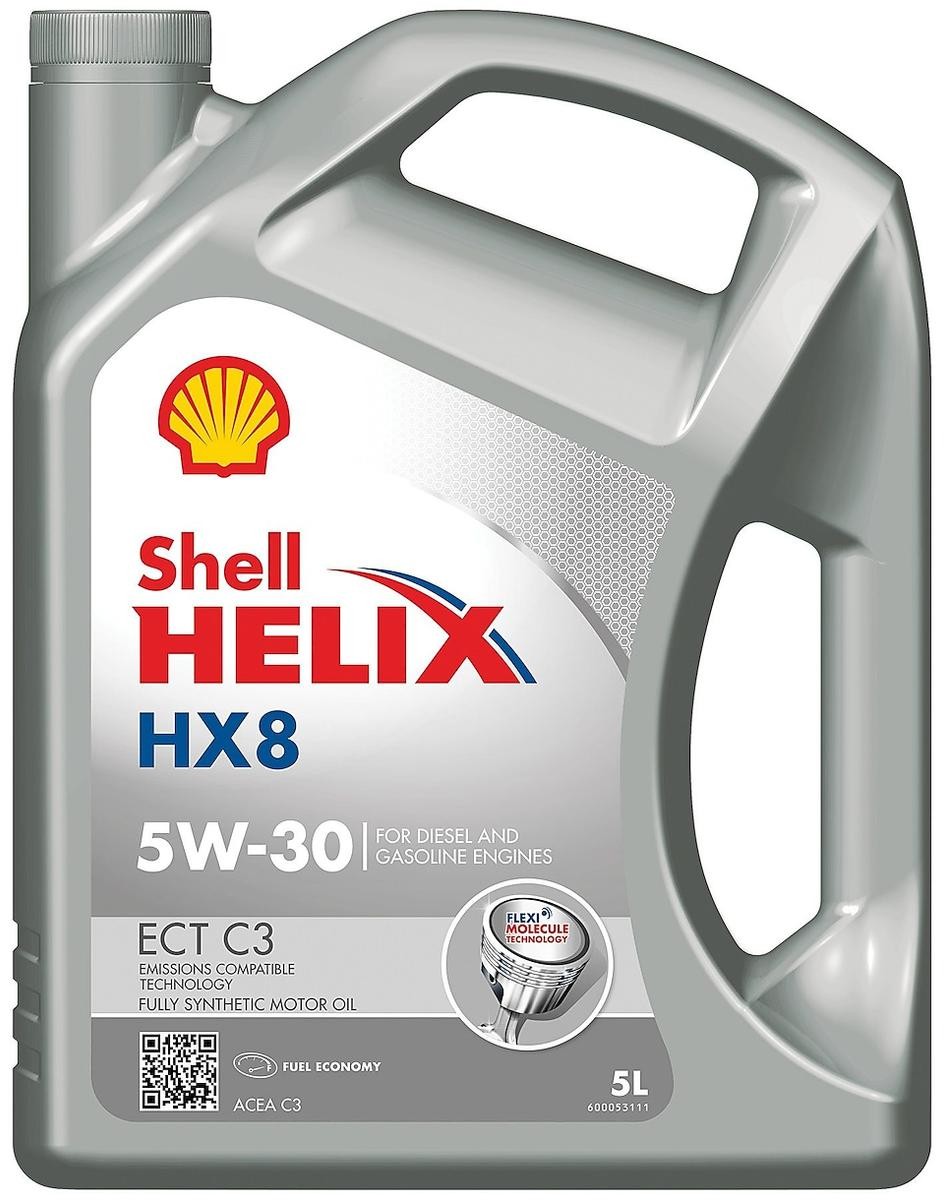 SHELL Motorolie 550046394 Olie til biler SHELL MERCEDES-BENZ Helix, HX8 ECT C3 550046394