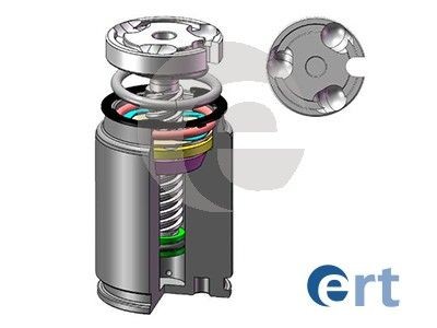 ERT Piston, étrier de frein 150265LK Renault TWINGO Piston étrier ERT 150265LK