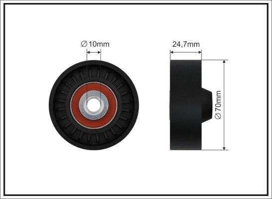 CAFFARO Vratná / vodiaca kladka rebrovaného klinového remeňa 500619 500619 Vodiaca kladka SUZUKI SX4 CAFFARO