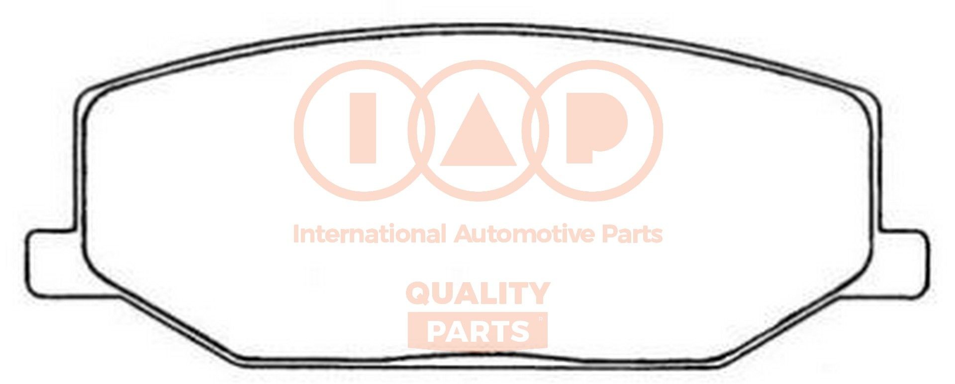 IAP QUALITY PARTS Remblokken 704-16020P Suzuki JIMNY Remblok IAP QUALITY PARTS 704-16020P