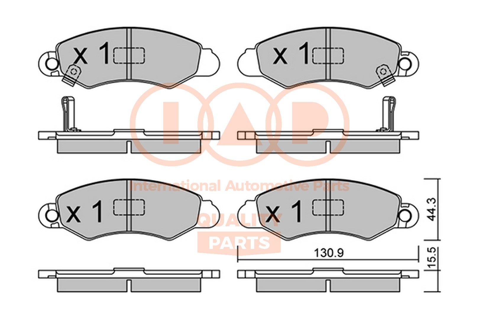 IAP QUALITY PARTS Kit pastiglie freni 704-16063P 704-16063P Pastiglie dei freni IAP QUALITY PARTS SUBARU LEVORG costo