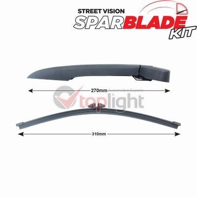 AE TOPLIGHT Viskerarmsett, vindusspyling TRA-B534 Vindusviskerblad AE TOPLIGHT BMW 5-serie TRA-B534