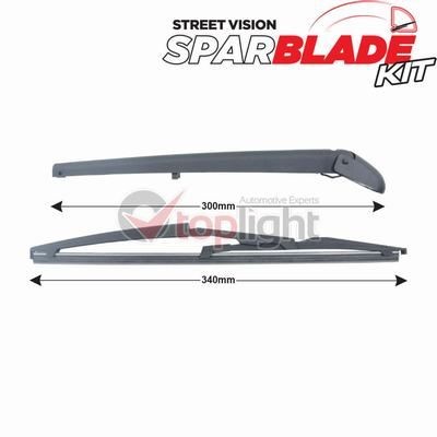 AE TOPLIGHT Wischarm-Satz TRA-F2B1 Wischerarm AE TOPLIGHT Fiat CINQUECENTO TRA-F2B1