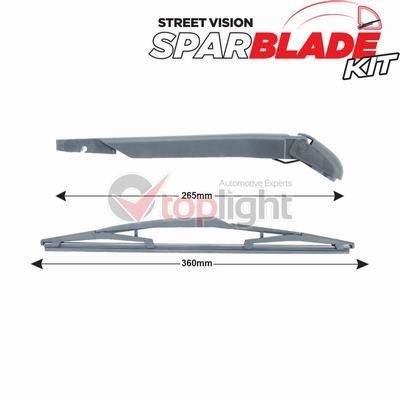 AE TOPLIGHT Sasa ramienka stierača, čistenie okien TRA-F2Q1 TRA-F2Q1 Stierače AE TOPLIGHT PEUGEOT 308