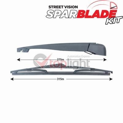 AE TOPLIGHT Kit de bras d'essuie-glace, nettoyage des vitres TRA-K3P1 Kia SEDONA Balai d'essuie-glace AE TOPLIGHT TRA-K3P1