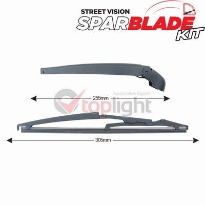 AE TOPLIGHT Viskerarm-sæt, vinduesrensning TRA-L2Y4 Viskerblade AE TOPLIGHT Lancia LYBRA TRA-L2Y4