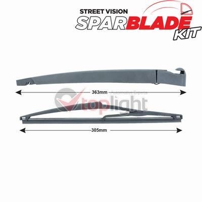 AE TOPLIGHT Viskerarmsett, vindusspyling TRA-M8A1 Vindusviskerblad AE TOPLIGHT Mercedes-Benz A-Klasse TRA-M8A1