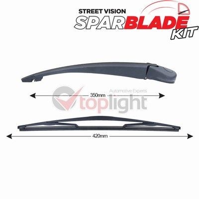 AE TOPLIGHT Σετ βραχίονων υαλοκαθ., καθαρισμός παρμπρίζ TRA-N1M3 Μάκτρα υαλοκαθαριστήρων AE TOPLIGHT Nissan MURANO TRA-N1M3