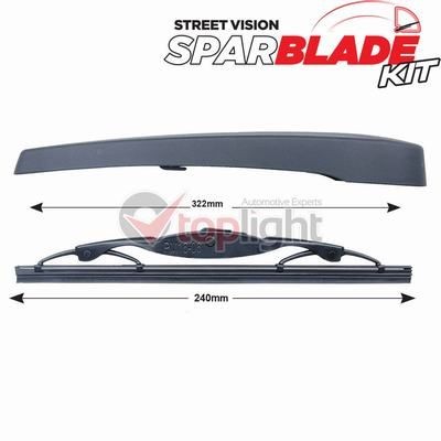 AE TOPLIGHT Conjunto de braços de limpa-vidros, limpeza de vidros TRA-O1M4 Escovas do limpa vidros AE TOPLIGHT Opel CORSA TRA-O1M4