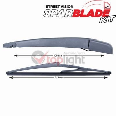 AE TOPLIGHT Viskerarm-sæt, vinduesrensning TRA-R2C6 Viskerarm AE TOPLIGHT Smart FORTWO TRA-R2C6
