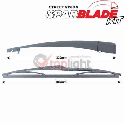 AE TOPLIGHT Viskerarmsett, vindusspyling TRA-R2K2 Viskerarm AE TOPLIGHT Chevrolet MATIZ TRA-R2K2