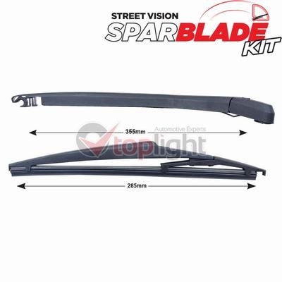 AE TOPLIGHT Kit de bras d'essuie-glace, nettoyage des vitres TRA-T7Y2 Bras d'essuie-glace nettoyage des vitres AE TOPLIGHT FORTWO TRA-T7Y2 pas cher