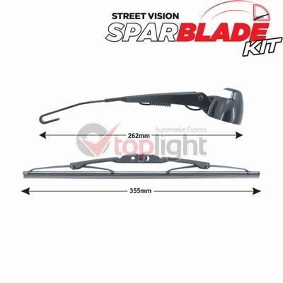 AE TOPLIGHT Conjunto de braços de limpa-vidros, limpeza de vidros TRA-V2P5 TRA-V2P5 Braço do limpador de parabrisa VW TOUAREG AE TOPLIGHT