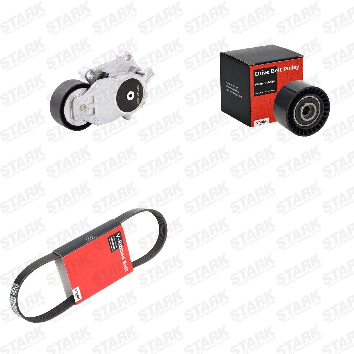 STARK Kit Cinghie Poly-V SKRBS-1200225 SKRBS-1200225 Kit cinghie poly-v STARK TOYOTA AVENSIS costo
