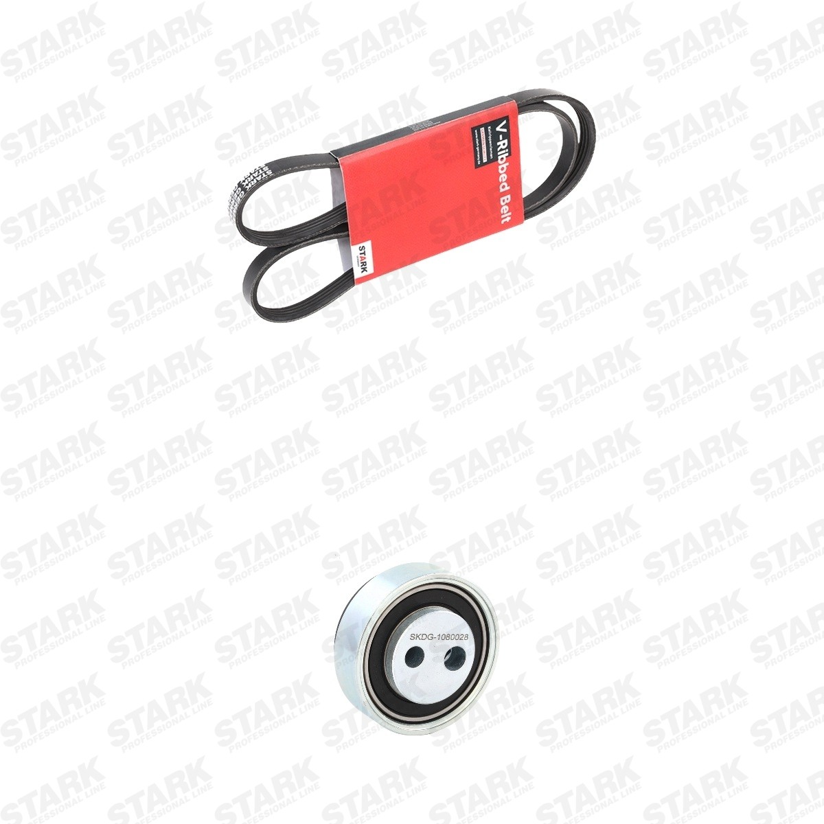 STARK Jeu de courroies trapézoïdales à nervures SKRBS-1200433 Audi 80 Kit de courroie d'accessoire STARK SKRBS-1200433