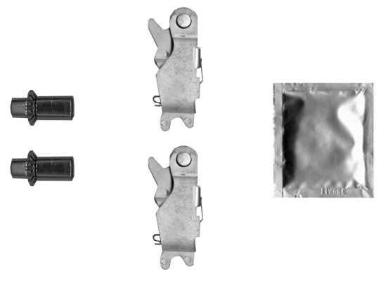 TEXTAR Σετ βοηθ. εξαρτημάτων, σιαγόνες χειρόφρενου 97044300 TEXTAR 97044300 Σετ βοηθητικα εξαρτημάτων σιαγόνες φρένου Mercedes C216 τιμες