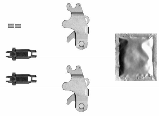 TEXTAR Brake shoe fitting kit 97044400 TEXTAR 97044400 BMW E36 Touring brake shoe fitting kit replacement