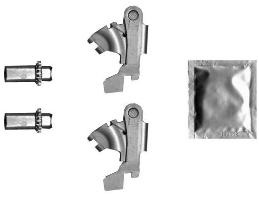 TEXTAR Kit d'accessoires, mâchoires de frein de stationnement 97044500 Kit d'accessoires frein de stationnement TEXTAR COUPE 97044500 pas cher
