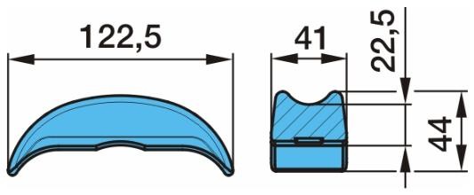 BPW Spring Bracket 03.345.23.02.1 BPW 03.345.23.02.1 ES 250 V20 parabolic leaf springs replacement