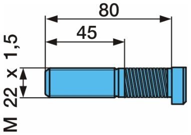BPW Μπουλόνι τροχού 03.296.33.11.1 Μπουλόνια ασφαλείας BPW VECTRA 03.296.33.11.1 φθηνά