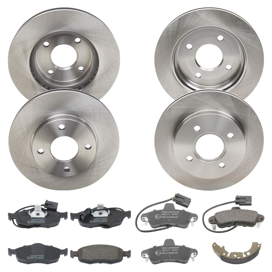 RIDEX Bremsscheiben und -beläge 3405B0346 Bremsensatz RIDEX THUNDERBIRD 3405B0346 günstig