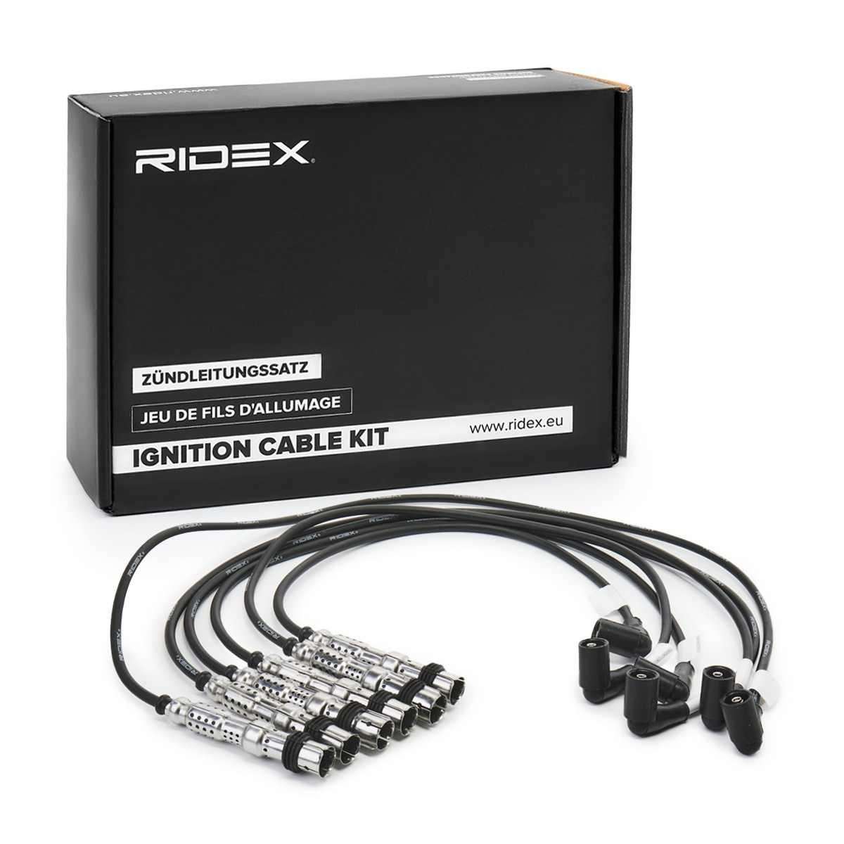 RIDEX Augstsprieguma vadu komplekts 685I0359 685I0359 Svečvadi RIDEX SEAT TOLEDO