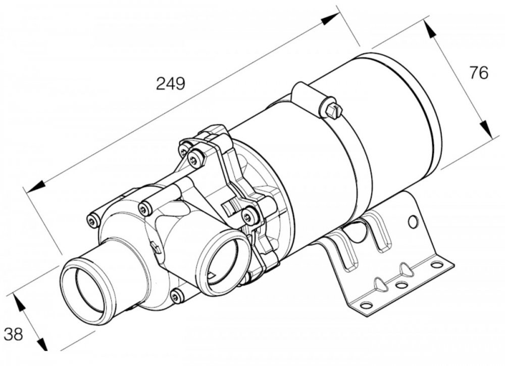 EBERSPÄCHER Pompe de circulation d'eau, chauffage auxiliaire 25 1818 30 00 00 Pompe à eau additionnelle EBERSPÄCHER FORTWO 25 1818 30 00 00 pas cher