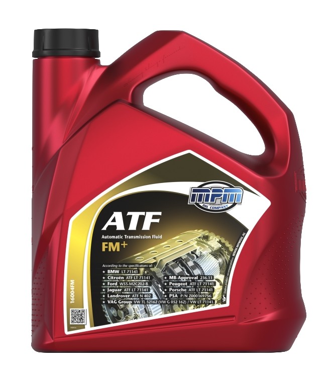 MPM Gearkasseolie automatik 16004FM Automatgearkasse olie MPM Mazda 626 ATF, FM+ 16004FM