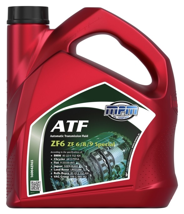 MPM Automatic transmission fluid 16004ZF6S 16004ZF6S MPM automatic transmission fluid for LAND ROVER DISCOVERY