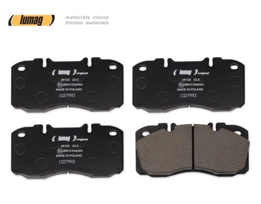 LUMAG Bremseklodser 29122 00 902 10 29122 00 902 10 LUMAG Klodser Mercedes-Benz billig