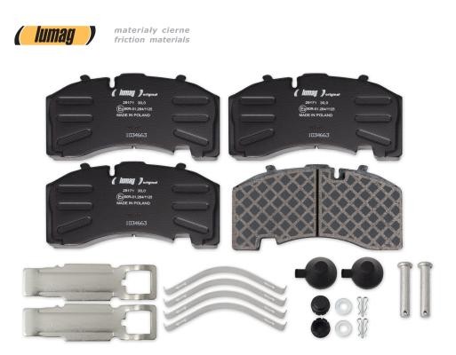 LUMAG Remblokken 29171 00 901 00 Mercedes-Benz B-Klasse Remblokkenset LUMAG 29171 00 901 00