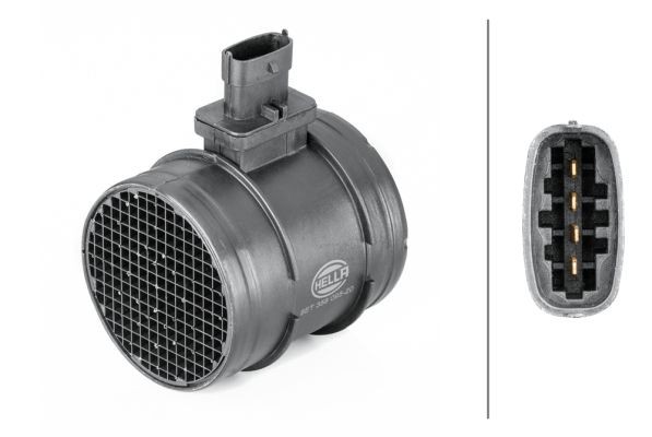 HELLA Luftmassemätare 8ET 358 095-201 8ET 358 095-201 HELLA luftmassemätare Citroen C8