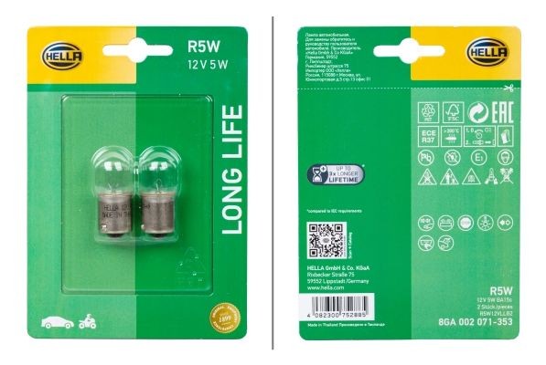 Kvēlspuldze, Stāvgaismas lukturi HELLA 8GA 002 071-353 HELLA 8GA 002 071-353 Gabarītlukturi HYUNDAI i30 2022