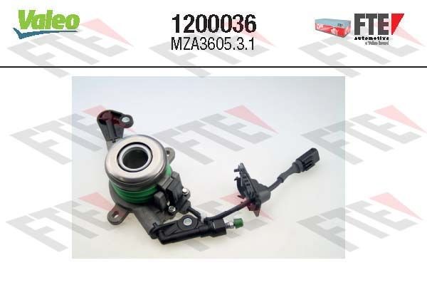 VALEO Centrálna vysúvacia páka spojky 1200036 Centrálne vypínacie lożisko Volkswagen VALEO 1200036
