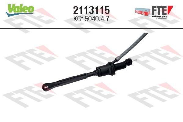 VALEO Pääsylinteri, kytkin 2113115 Citroën C4 Coupe kytkin pääsylinteri VALEO 2113115