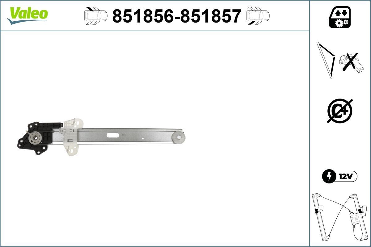 VALEO Vindusheis 851856 VALEO 851856 Vindusheis