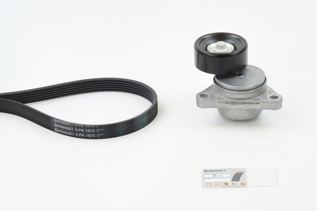CONTITECH Poly V-riem set 6PK1873K5 CONTITECH 6PK1873K5 Riemen CHEVROLET Aveo / Kalos Sedan (T200) 2004