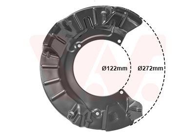 VAN WEZEL Bremseskjold 0502371 VAN WEZEL 0502371 Ankerplader Mini Clubman F54 billige