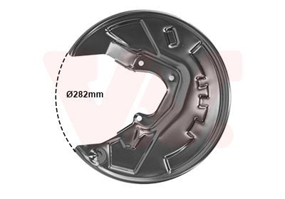 VAN WEZEL Flasque de frein 0965374 Protection disque de frein VAN WEZEL EXPERT 0965374 pas cher
