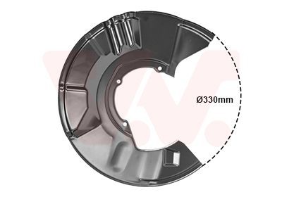 VAN WEZEL Ochranný plech proti rozstreku, Brzdový kotúč 3028371 3028371 Ochranný plech proti rozstreku brzdový kotúč VAN WEZEL MERCEDES-BENZ Trieda C